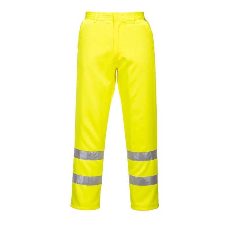 Spodnie ostrzegawcze poliestrowo-bawełniane E041