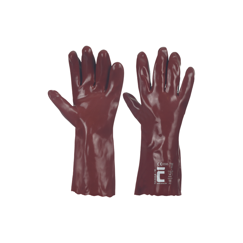 FULIGULA rękawice powlekane PCV,35cm