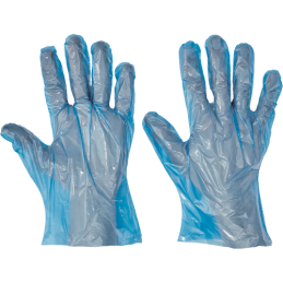 DUCK BLUE rękawice jednorazowe polietyl.